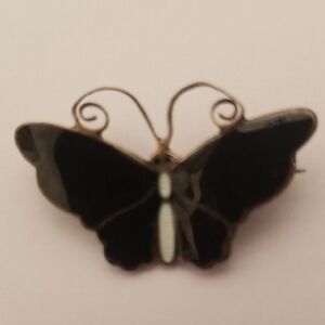 Elegant Black Butterfly  D A Norway David Anderson Sterling